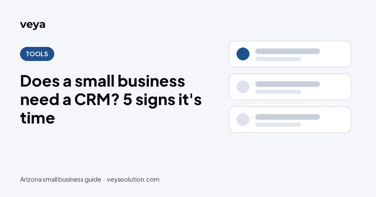 Does a small business need a CRM? 5 signs it's time