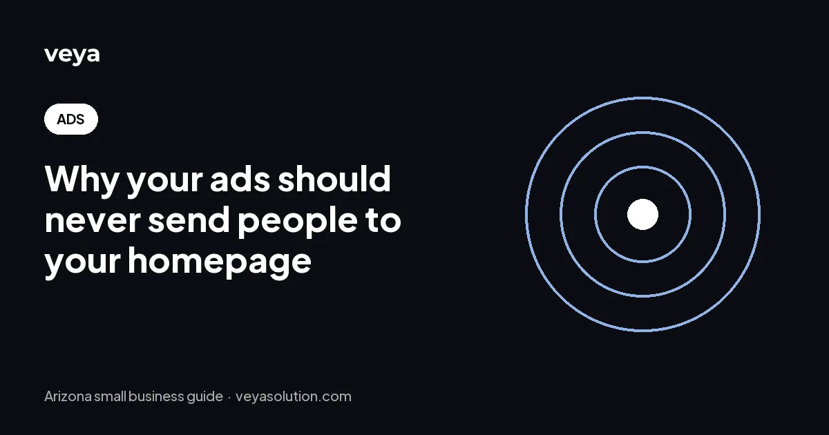 Why your ads should never send people to your homepage